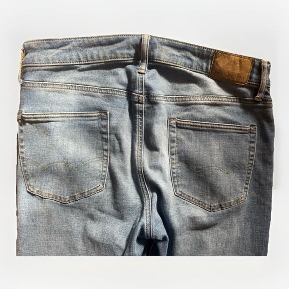 American Eagle Jeans Mens 33x30 Cotton Stretch Distressed Airflex - Picture 8 of 9